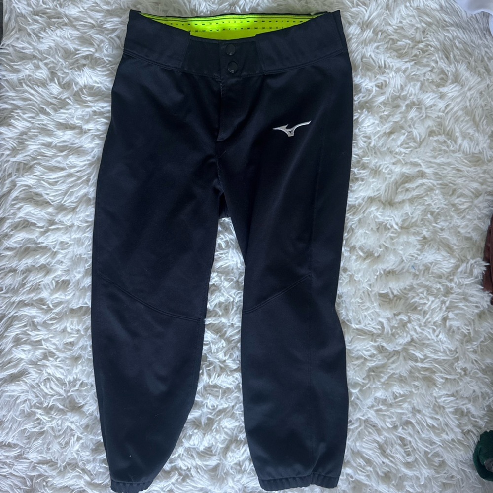 Mizuno Softball Pants with Neon Liner
